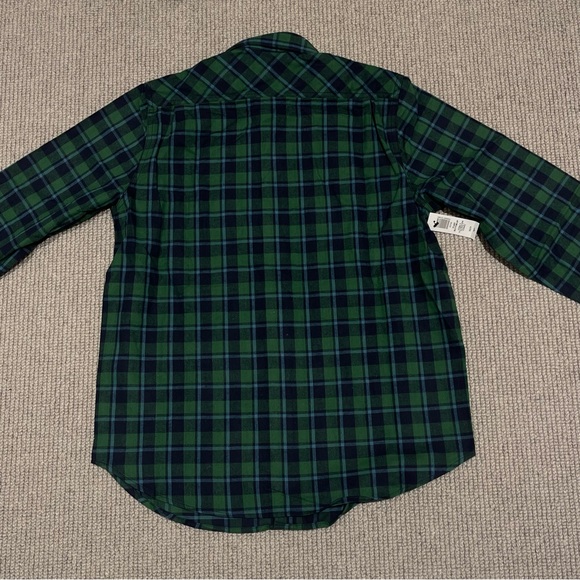 Aritzia TNA Plaid Button-Up in Kenna Total Eclipse / Juniper Green (XS) - Picture 10 of 10